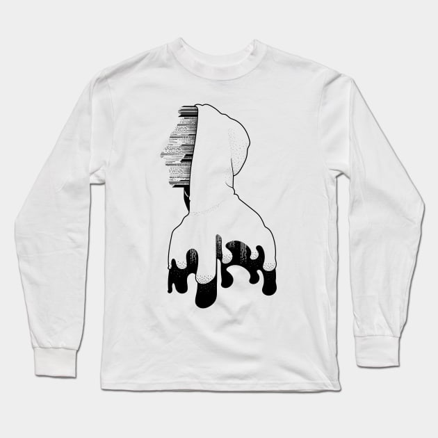 Black & white Elegant Art 22 Long Sleeve T-Shirt by Frajtgorski